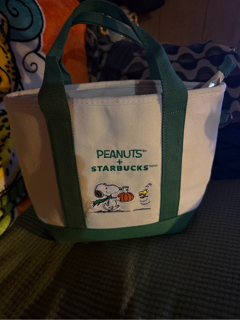 Like new. Starbucks x peanuts tote